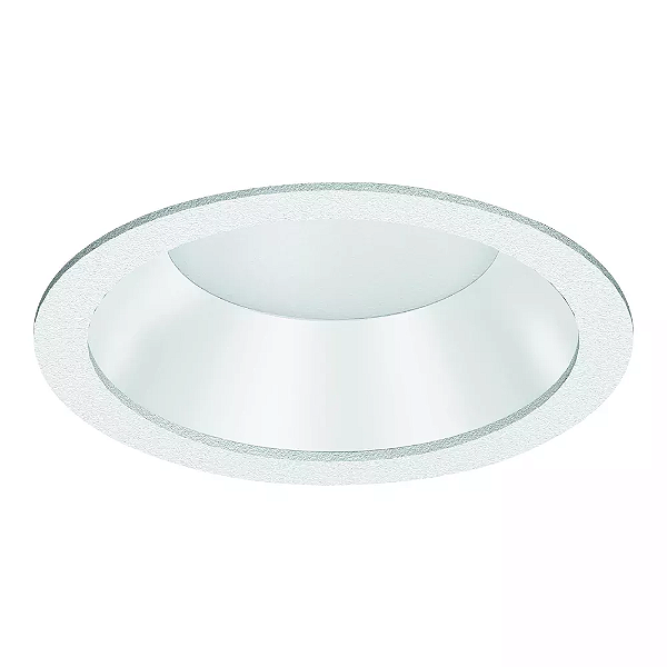 Spot de Embutir LED Dhari Redondo Recuado 3000K 9,1W Bivolt Ø16x7,5cm Alumínio Branco Fosco.