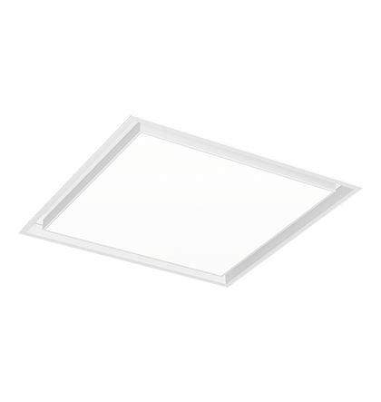 Luminária de Embutir LED Miradi Quadrado 5000K 73W Bivolt 9,5x61,8x61,8cm Alumínio e Acrílico Branco Fosco.