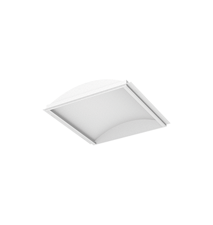Luminária de Embutir LED Tulia Quadrado 3000K 26,5W Bivolt 44x44x9cm Alumínio Branco Fosco.
