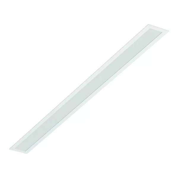 Luminária de Embutir LED Joari Retangular 3000K 36,1W Bivolt 113,9x8,7x6cm Alumínio Branco Fosco.