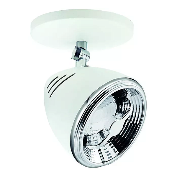Spot de Sobrepor Ideia AR111 18,2x11,4x12cm Alumínio Branco Fosco.