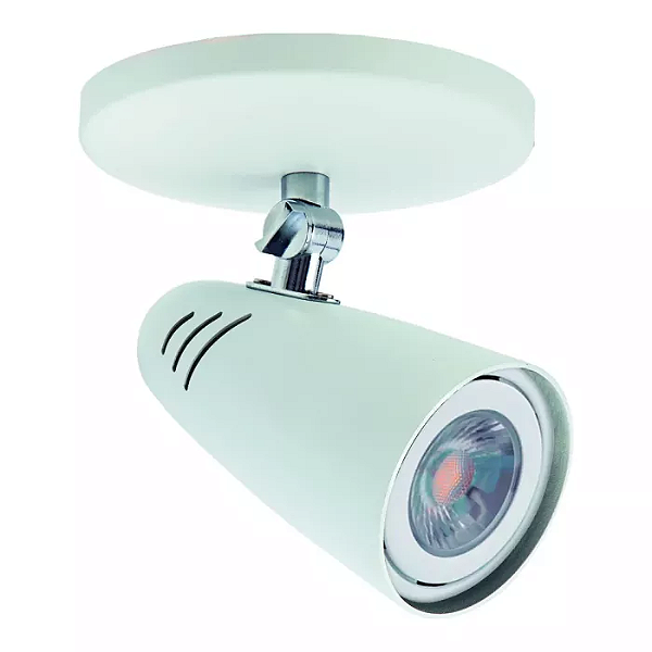 Spot de Sobrepor Ideia PAR20 13,5x7,2x13,3cm Alumínio Branco Fosco.
