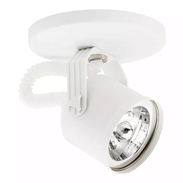 Spot de Sobrepor Wazi AR70 14,3x7,3x7,5cm Alumínio Branco Fosco.