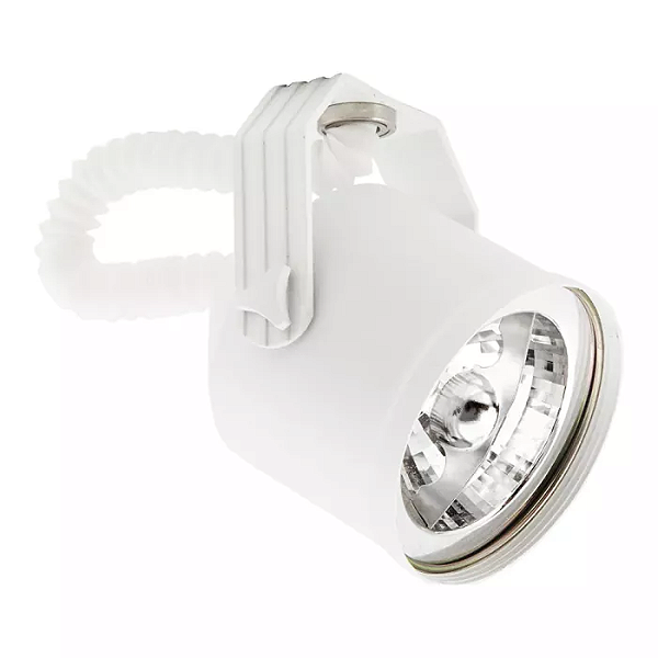 Spot de Sobrepor Wazi Sem Canopla AR70 12x7,3x7,5cm Alumínio Branco Fosco.