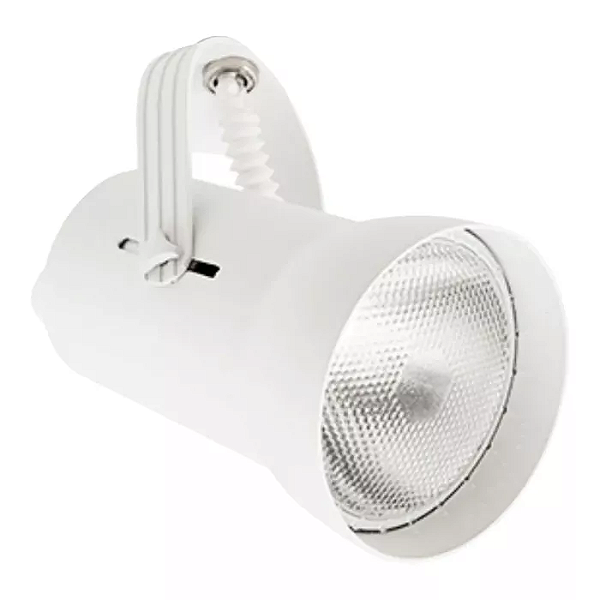 Spot de Sobrepor Wazi Sem Canopla PAR30 13x12,2x12,7cm Alumínio Branco Fosco.