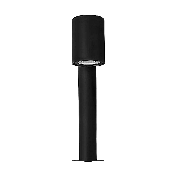 Poste De Jardim 282 Direcionável 40cm Para Lâmpada Par20 Preto.