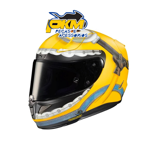 Capacete Hjc Rpha 11 Minions Otto Amarelo