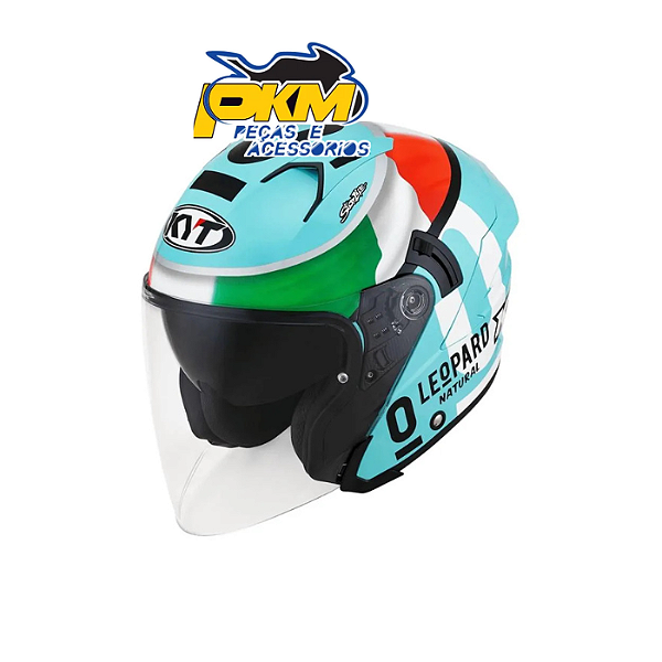 Capacete Kyt Nf-J Dennis Foggia Replica Leopard