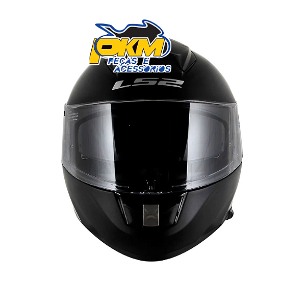 Capacete Ls2 Ff397 Vector Monocolor Preto Fosco