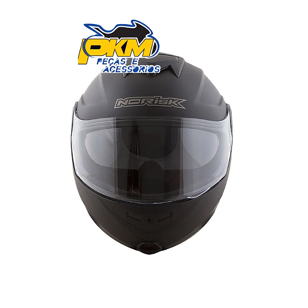Capacete Norisk Route Ff345 Monocolor Matte Black