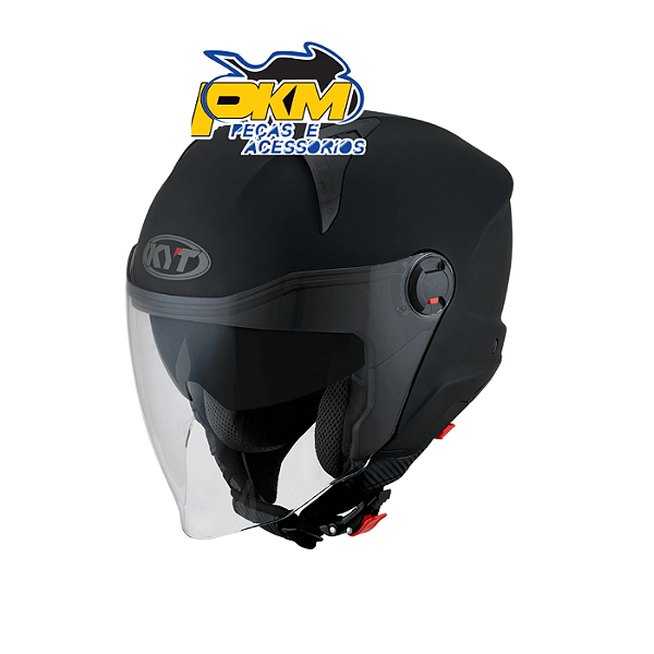 Capacete Kyt D - City Plain Matt Black