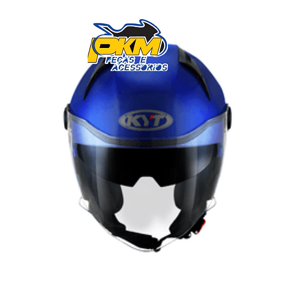 Capacete Kyt D - City Plain Blue Metal