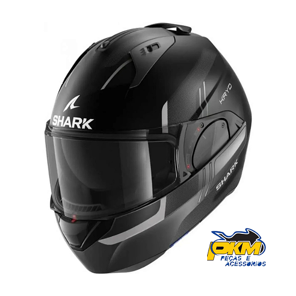 Capacete Para Motociclista Shark Evo Es Kryd Mat Kas