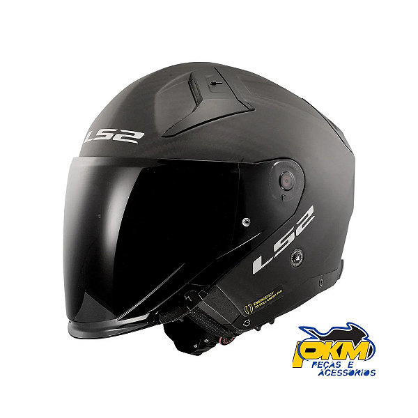 Capacete Ls2 Of603 Infinity Ii C Solid Matte Carbon