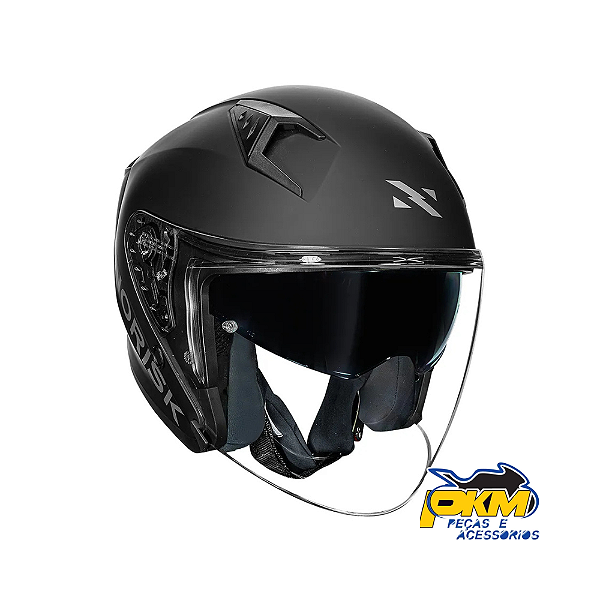 Capacete Para Motociclista Norisk Downtown Ii Monocolor Matte Black