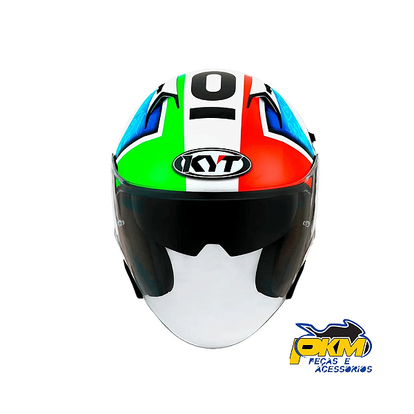 Capacete Kyt Nf-J Dennis Foggia Misano 2021 Replica