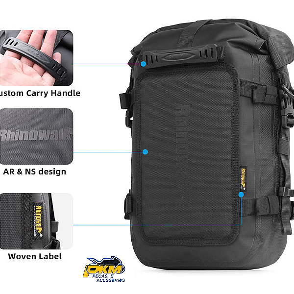 Bolsa Rhinowalk Para Motociclista Mjx2001 6Litros