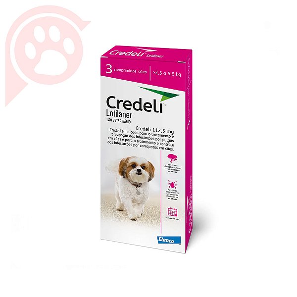 Credeli 112,05mg De 2,5 A 5,5 Kg Caixa Com 3 Comprimidos