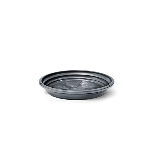 Prato Plástico para Vasos Nutriplan Preto Nº 5