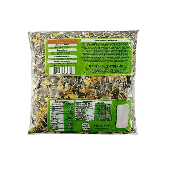 Alimento para Papagaios Nutripássaros com Frutas 500g