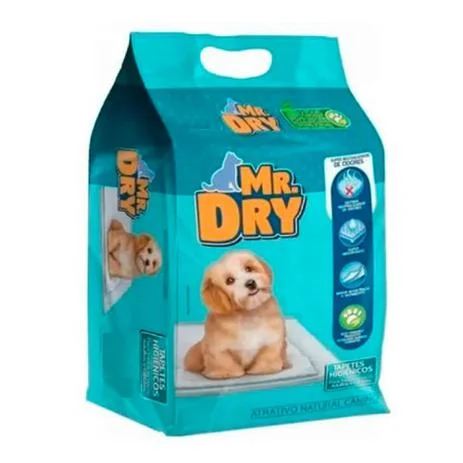 Tapete Higienico Mr. Dry 60 X 60 Com 7und.