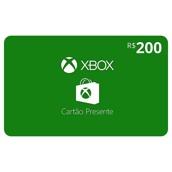 Gift Card Xbox 200 Reais