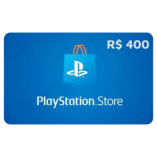 Gift Card PlayStation 400 Reais
