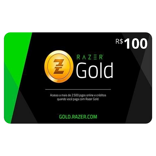 Razer Gold Gift Card 100 Reais