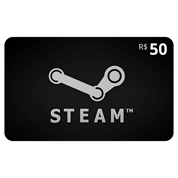 Gift Card Steam 50 Reais