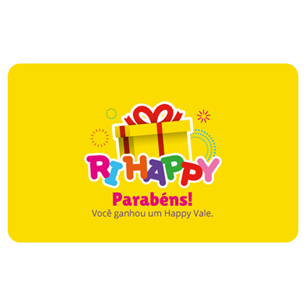 Ri Happy Gift Card R$ 200 Reais - Cartão Presente Digital