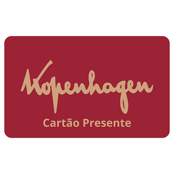 Cartão Presente Kopenhagen R$ 100 Reais