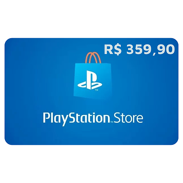 Gift Card PlayStation 359,90 Reais