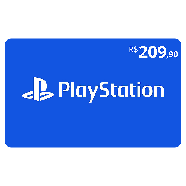 Gift Card PlayStation 209,90 Reais