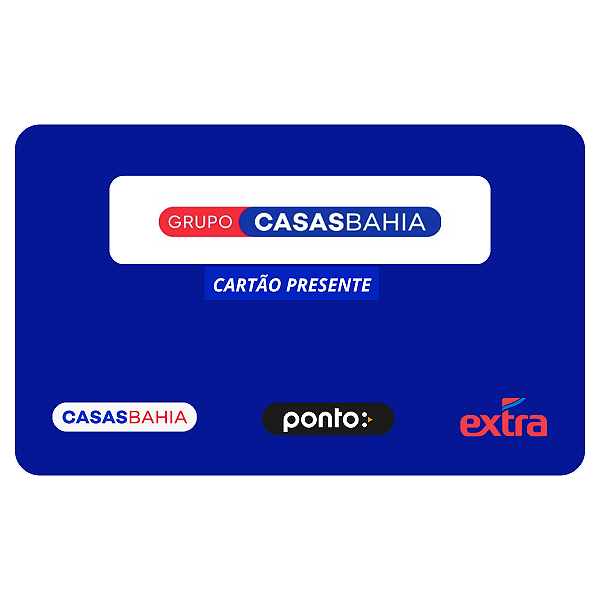 Cartão Presente Casas Bahia R$ 300 Reais