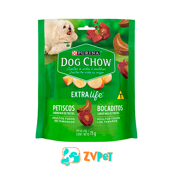 Dog Chow Petisco Bocaditos Mix De Frutas 75g