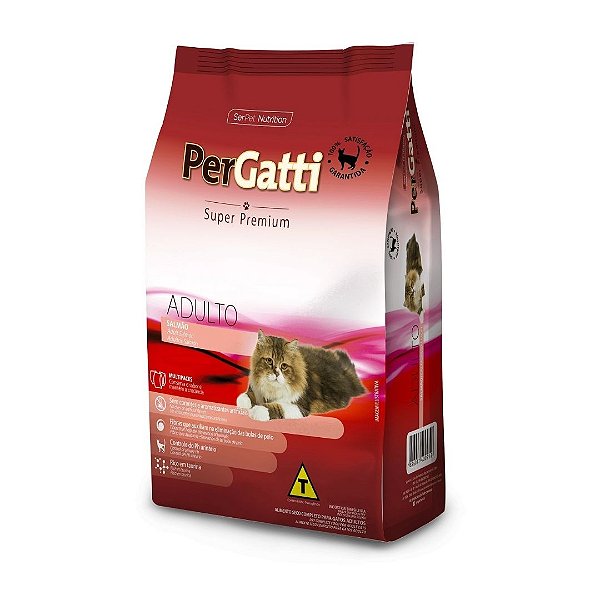 Pergatti Sup. Prem. Adult. SalmÃo - 11 Kg