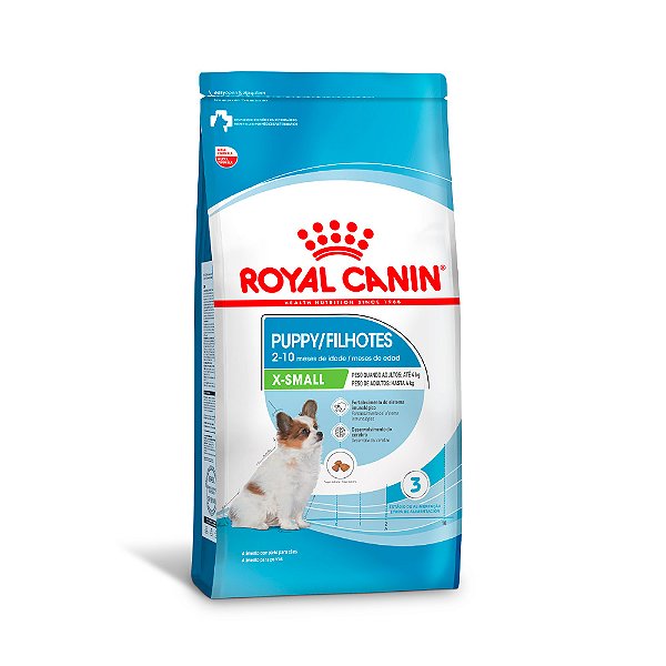 RaÇÃo Seca Royal Canin X-small Para CÃes Filhotes De Porte Mini 1kg