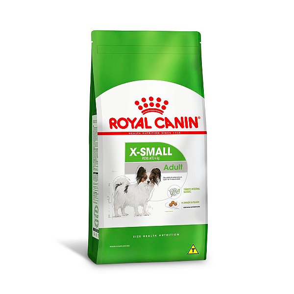 RaÇÃo Seca Royal Canin X-small Adult 8+ Para CÃes Adultos E Idosos De Porte Miniatura Com 8 Anos Ou Mais 2,5kg