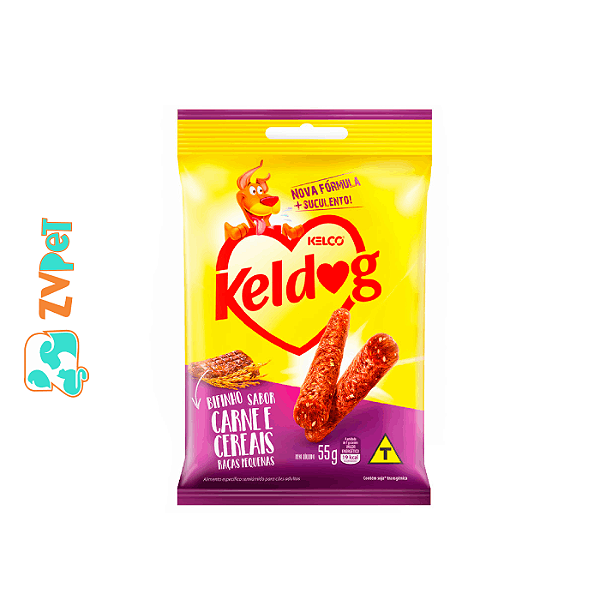 Keldog Bifinho Carne e Cereais 55g