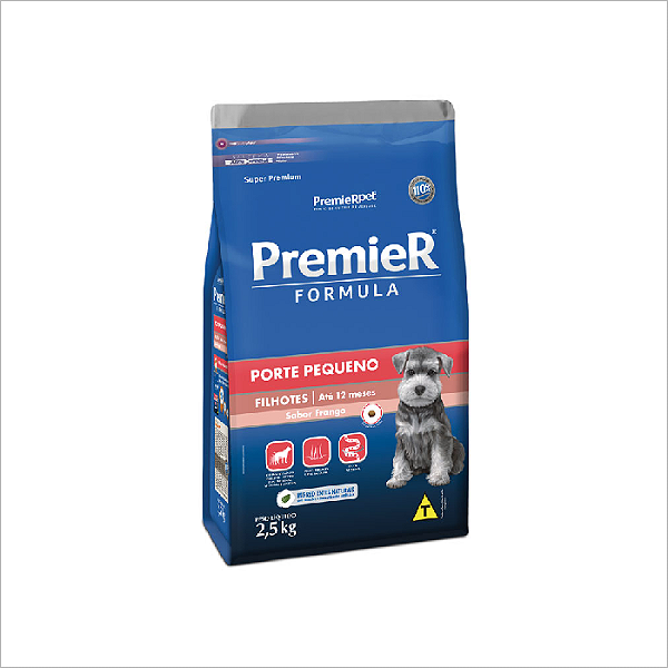 Racao Premier Formula Para Caes Filhotes De Racas Pequenas Sabor Frango 2,5kg