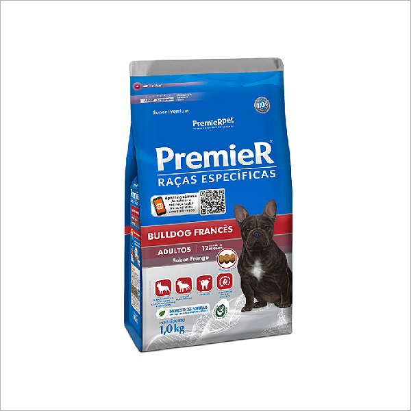 Premier Racas Esp Caes Adul Bulldog Frances 1 Kg