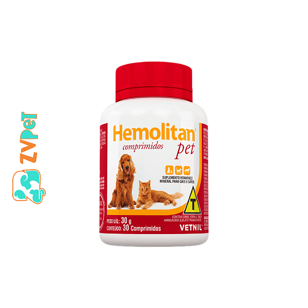 Hemolitan Pet 30 Comp 30g