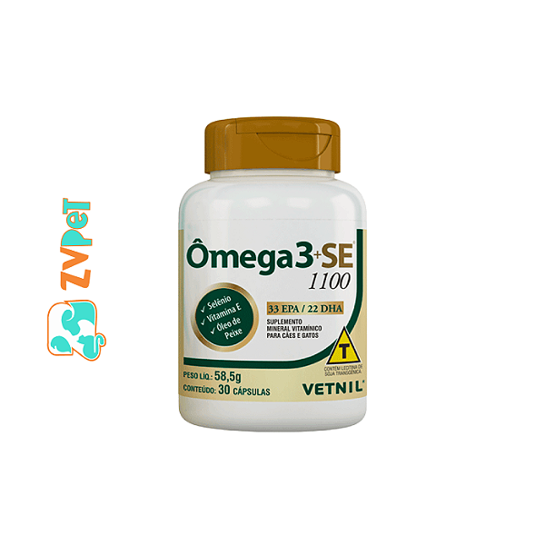 Ômega 3 Se 1100 Vetnil