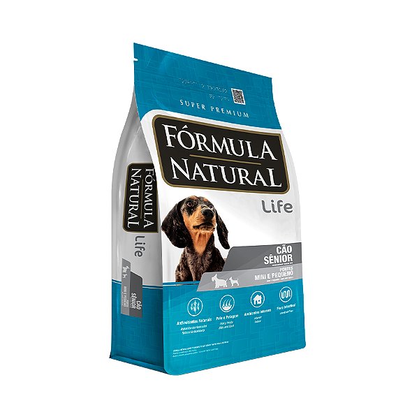 Racao Formula Natural Life Para Caes Senior RaÇas Mini E Pequeno 1kg