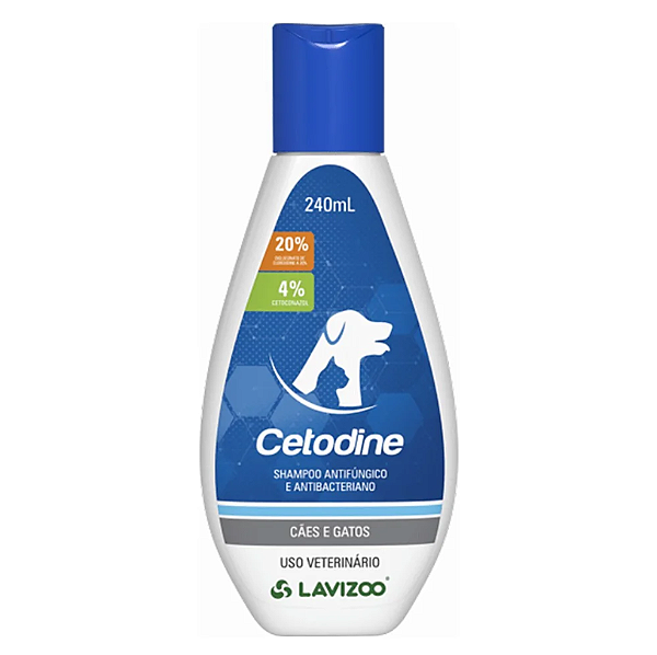 Shampoo Cetodine Lavizoo 240ml