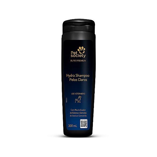 Pet Society Hydra Shampoo Pelos Claros 300ml