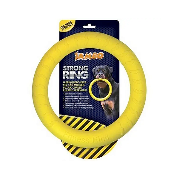 Anel Ring Strong Amarelo Jambo Pet