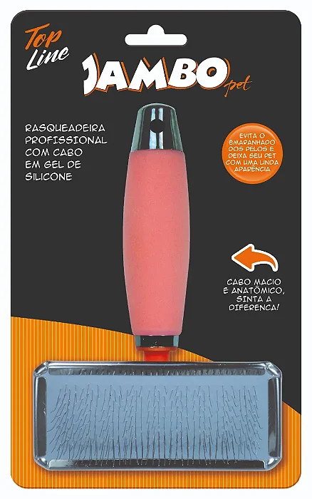 Rasqueadeira Top Silicone Media Jambo Pet