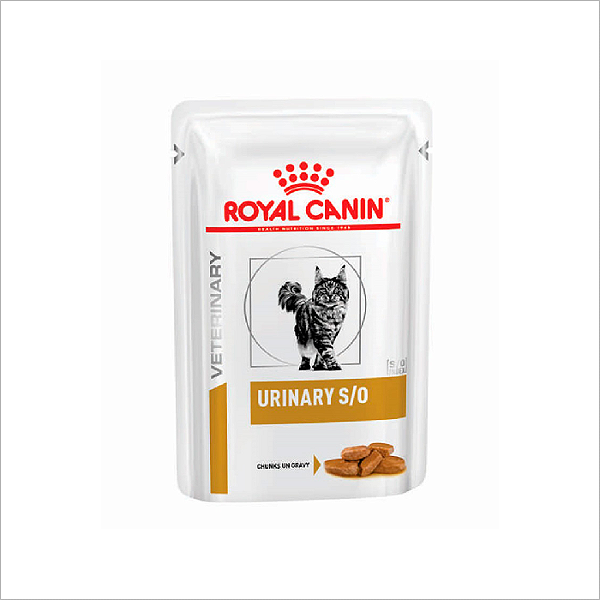 Racao Umida Royal Canin Sache Veterinary Diet Urinary S/o Para Gatos Com Calculos Urinarios - 85 G