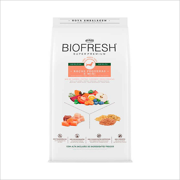 Biofresh Alim Seco Cães Adultos Mini/peq Carne 3kg